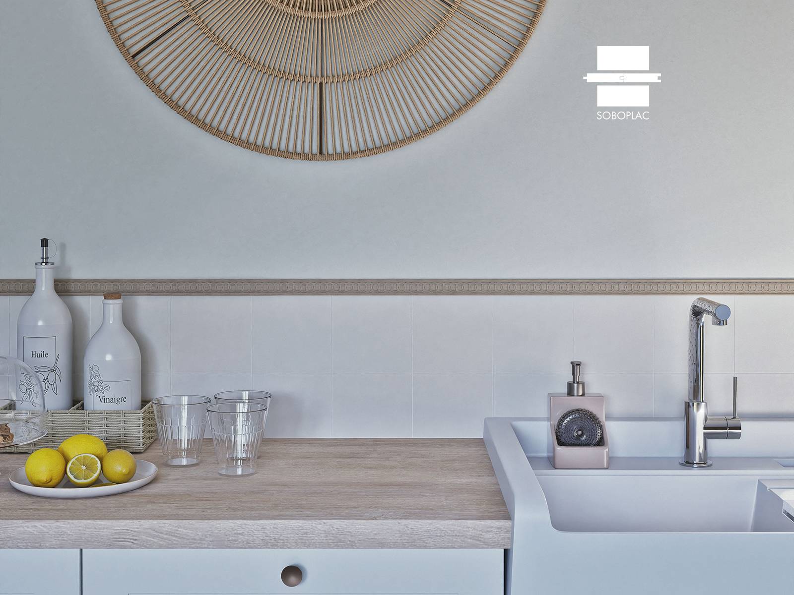 Baguette d'ornement ANEOU gamme OPERA - diamètre 31 mm