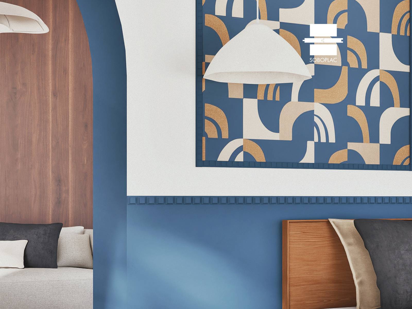 Baguette d'ornement CRENEAU gamme OPERA - diamètre 24 mm