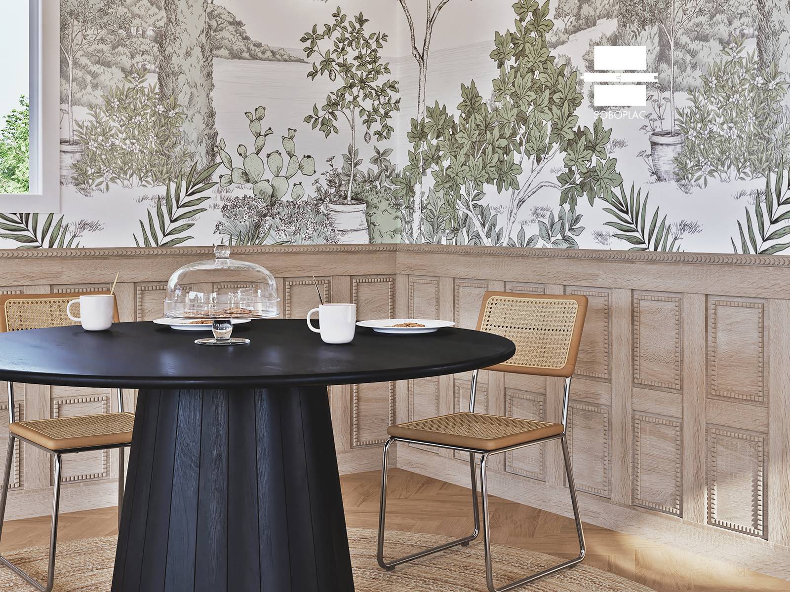 Baguette d'ornement GARNIER gamme OPERA - diamètre 40 mm