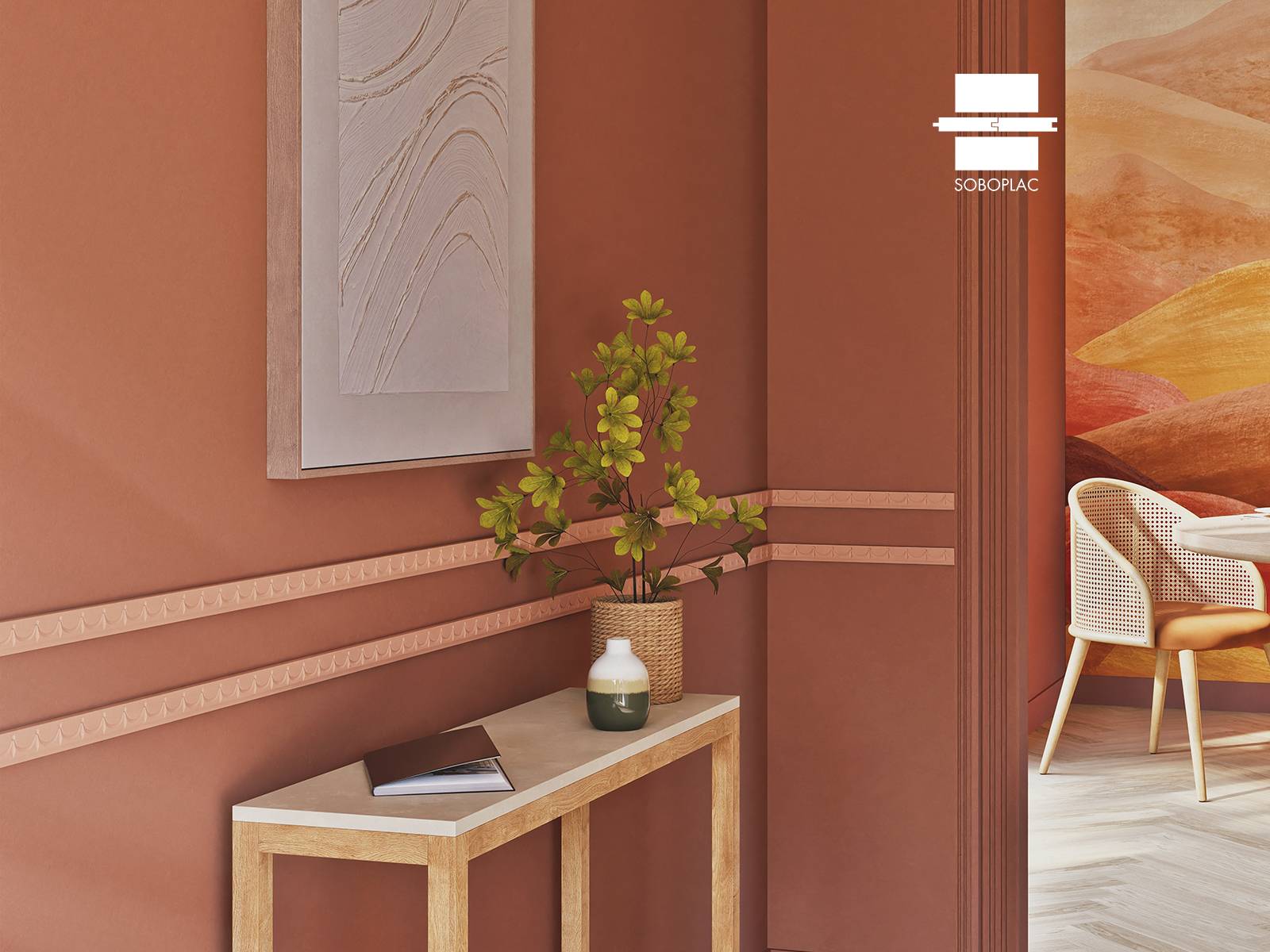 Baguette d'ornement ROYALE gamme OPERA - diamètre 30 mm