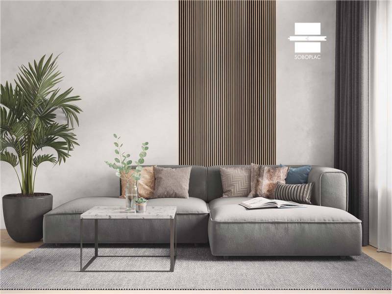 PANNEAU MURAL EFFET TASSEAU PANELIO DUVAL OAK GOLD