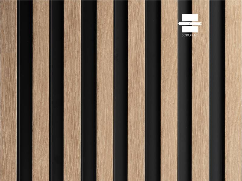 PANNEAU MURAL EFFET TASSEAU PANELIO HUGO OAK GOLD