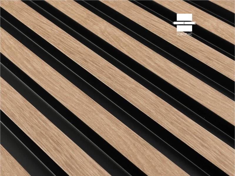 PANNEAU MURAL EFFET TASSEAU PANELIO HUGO OAK GOLD