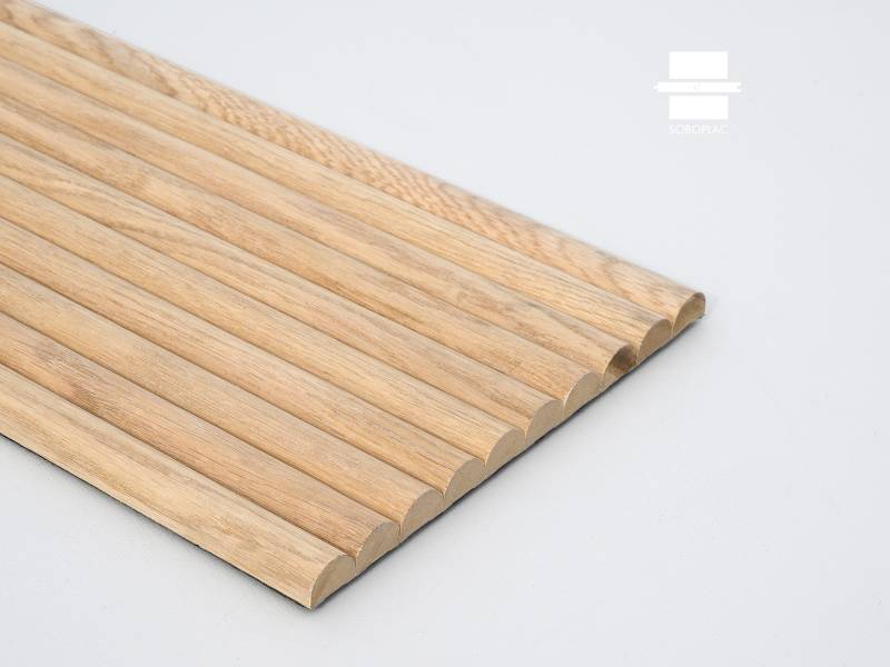 Panneau cannelé flexible Moonflex Chêne Naturel 2700 - Réf MN27140