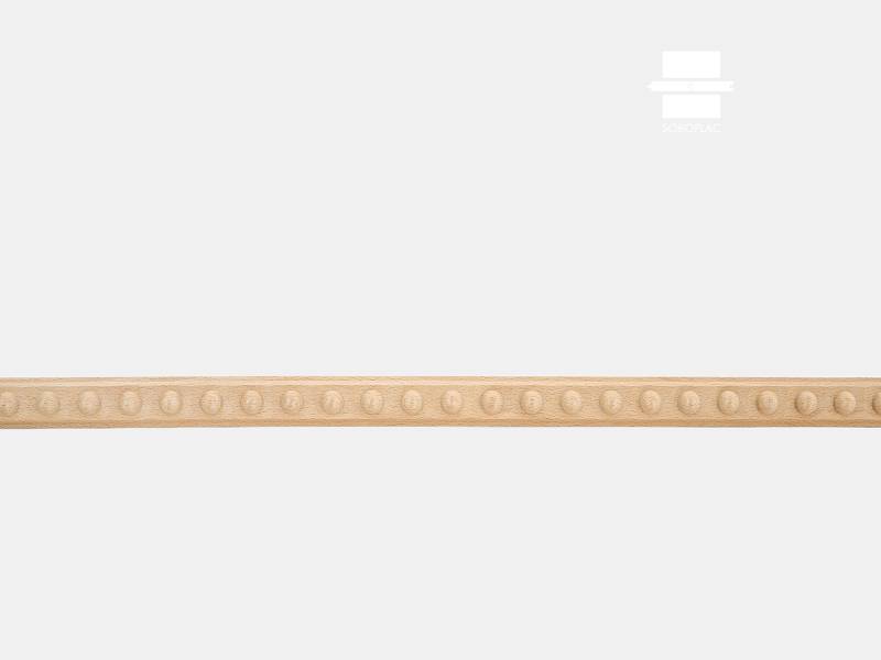 Baguette d'ornement BOUTONS gamme OPERA - diamètre 32 mm