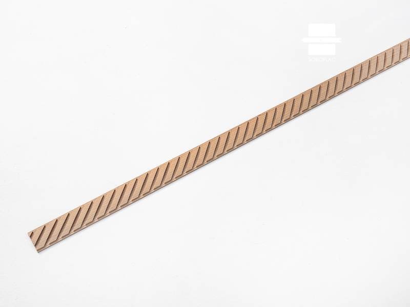 Baguette d'ornement CHEVRON gamme OPERA - diamètre 38 mm