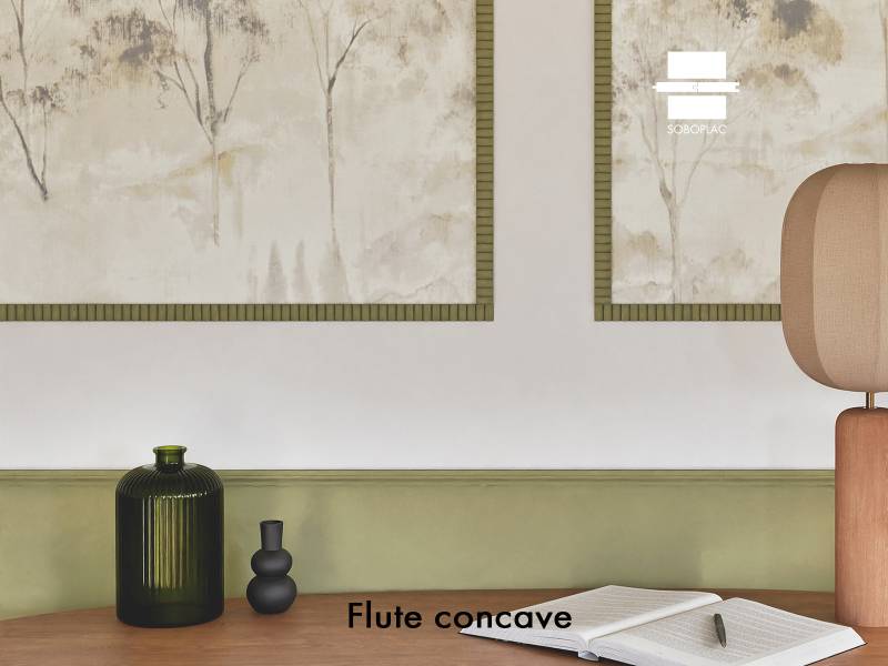 Moulure décorative Flute Concave gamme Opera disponible chez nos revendeurs en France