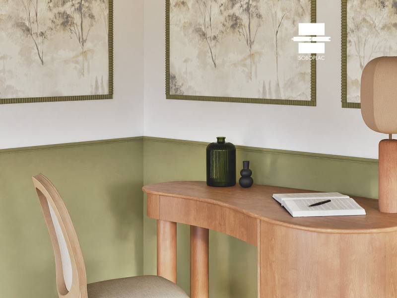 La moulure décorative Frises 23 offre une solution décorative discrète et raffinée, idéale pour apporter une touche d’élégance à vos intérieurs.
