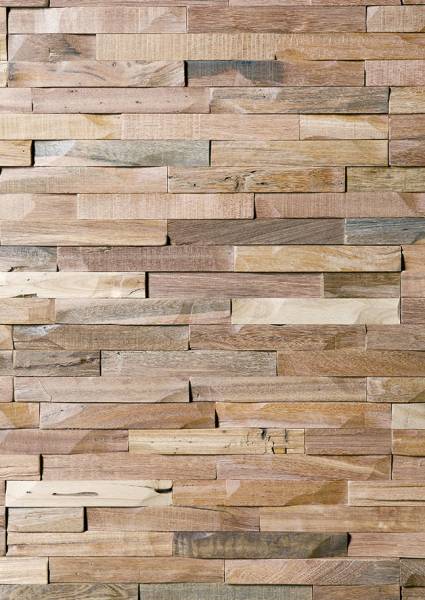 Murmure Chalet – Revêtement mural en bois Bangkirai naturel – Réf. CHA763